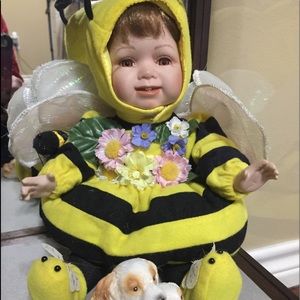 Vintage bumble bee doll